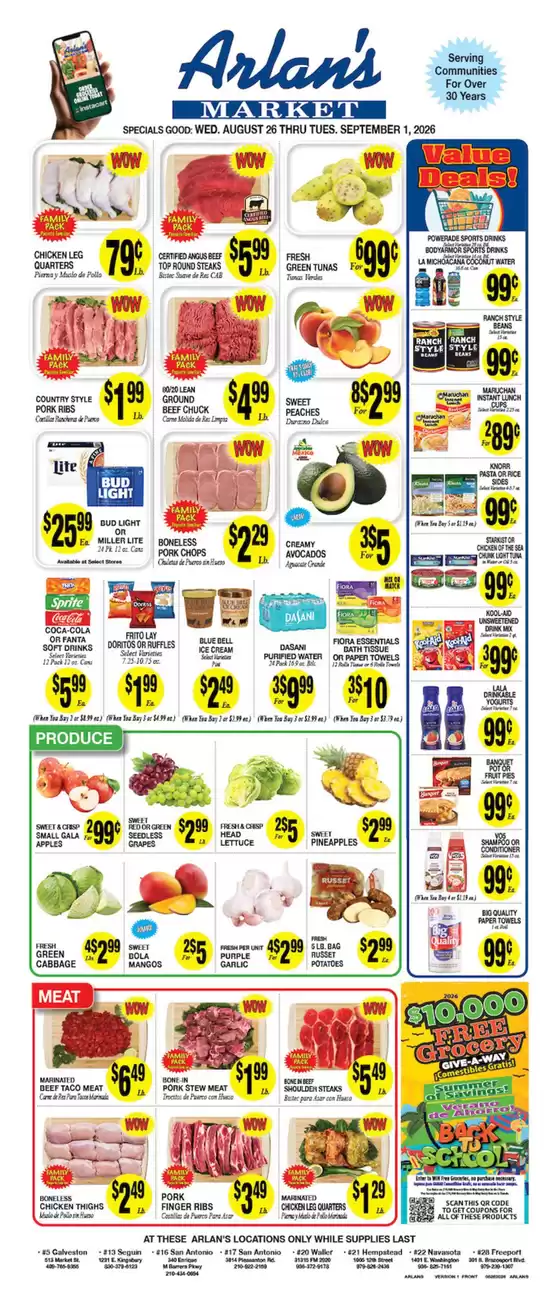 Arlan's Market catalogue | Great offer for bargain hunters | 2026-08-26T00:00:00.000Z - 2026-09-01T00:00:00.000Z