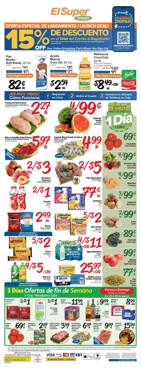 El Super catalogue | Special offers for you | 2026-08-26T00:00:00.000Z - 2026-09-01T00:00:00.000Z
