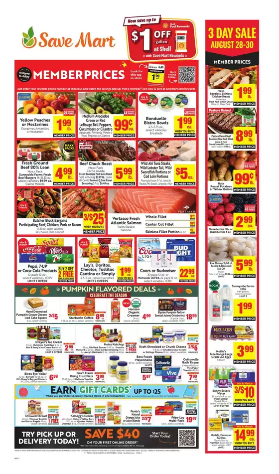 Save Mart catalogue | Weekly | 2026-08-26T00:00:00.000Z - 2026-09-01T00:00:00.000Z