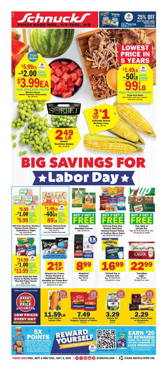 Schnucks catalogue | Top offers for all bargain hunters | 2026-09-02T00:00:00.000Z - 2026-09-08T00:00:00.000Z