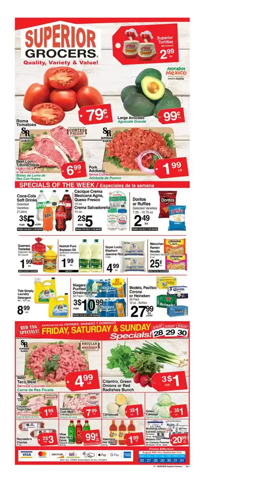 Superior Grocers catalogue | Weekly Specials | 2026-08-26T00:00:00.000Z - 2026-09-01T00:00:00.000Z
