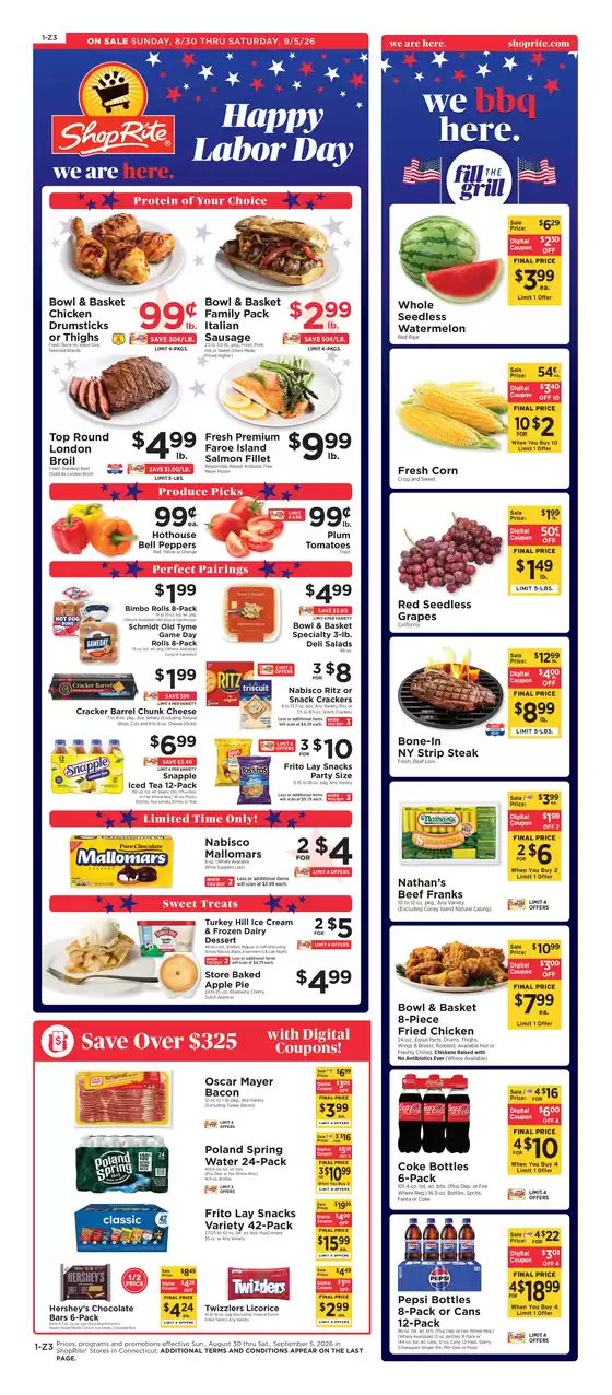 ShopRite catalogue in Flourtown PA | Save now with our deals | 2026-08-27T00:00:00.000Z - 2026-09-05T00:00:00.000Z
