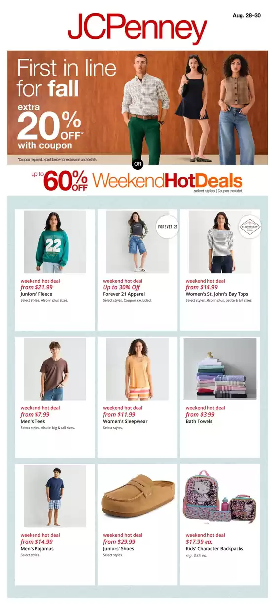 JC Penney catalogue in Cathedral City CA | Store Ads | 2026-08-28T00:00:00.000Z - 2026-08-30T00:00:00.000Z