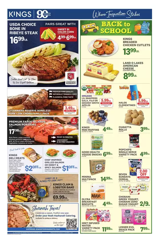 Kings Food Markets catalogue in Somerset NJ | Weekly Ad | 2026-08-28T00:00:00.000Z - 2026-09-03T00:00:00.000Z