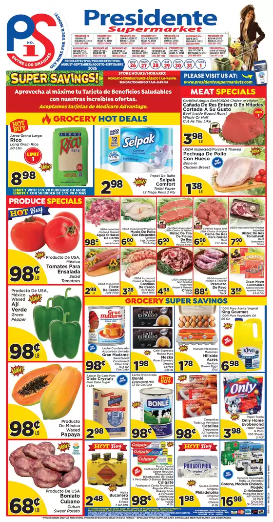 Presidente catalogue | Presidente weekly ad | 2026-08-01T00:00:00.000Z - 2026-09-30T00:00:00.000Z