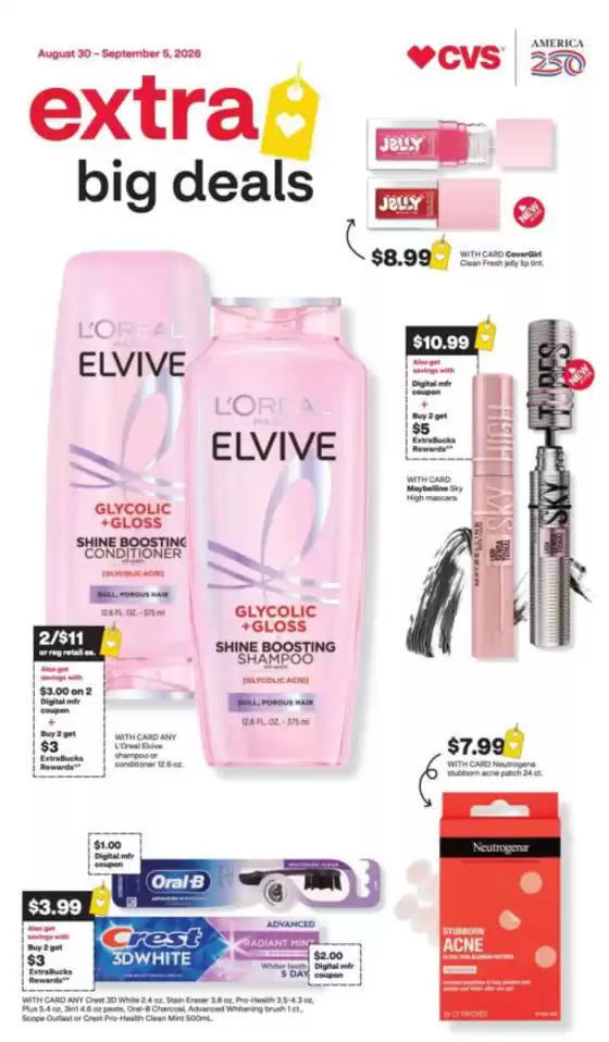 CVS Health catalogue in Minneapolis MN | Great discounts on selected products | 2026-08-30T00:00:00.000Z - 2026-09-05T00:00:00.000Z