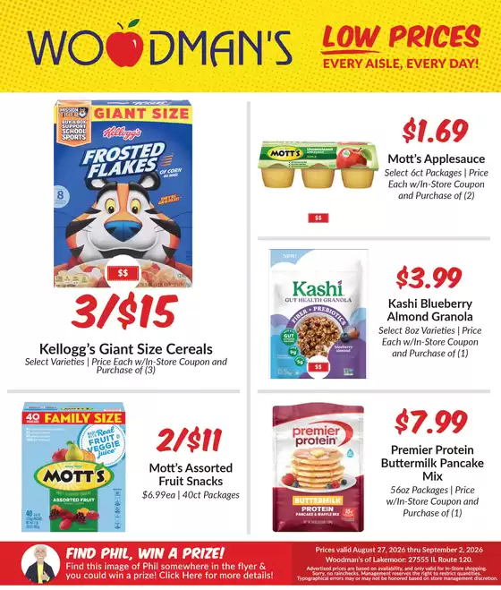 Woodman's catalogue | Current special promotions | 2026-08-27T00:00:00.000Z - 2026-09-02T00:00:00.000Z