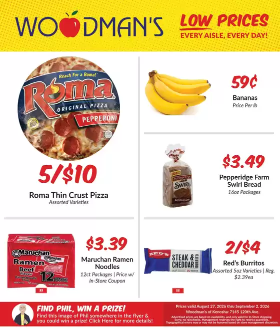 Woodman's catalogue | Top offers for all bargain hunters | 2026-08-27T00:00:00.000Z - 2026-09-02T00:00:00.000Z