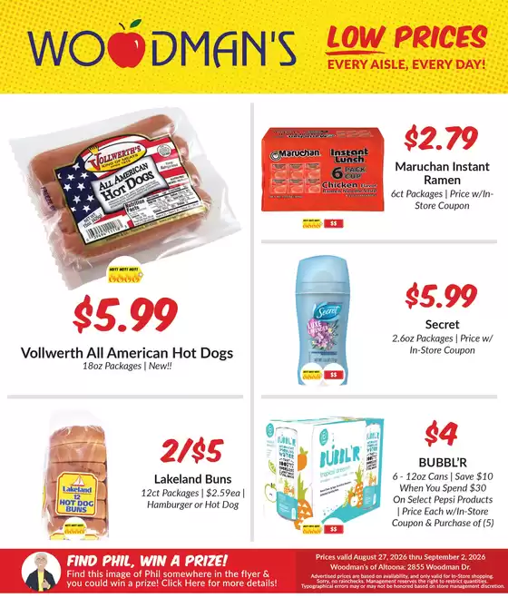 Woodman's catalogue | Woodman's weekly ad | 2026-08-27T00:00:00.000Z - 2026-09-02T00:00:00.000Z
