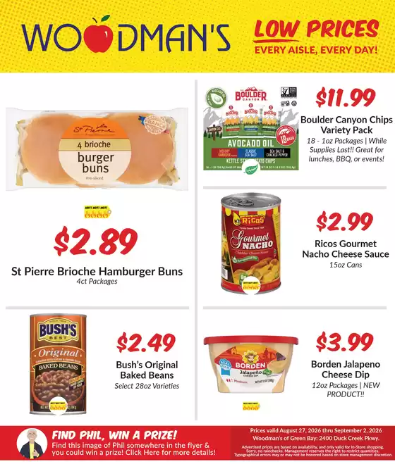 Woodman's catalogue | Current deals and offers | 2026-08-27T00:00:00.000Z - 2026-09-02T00:00:00.000Z