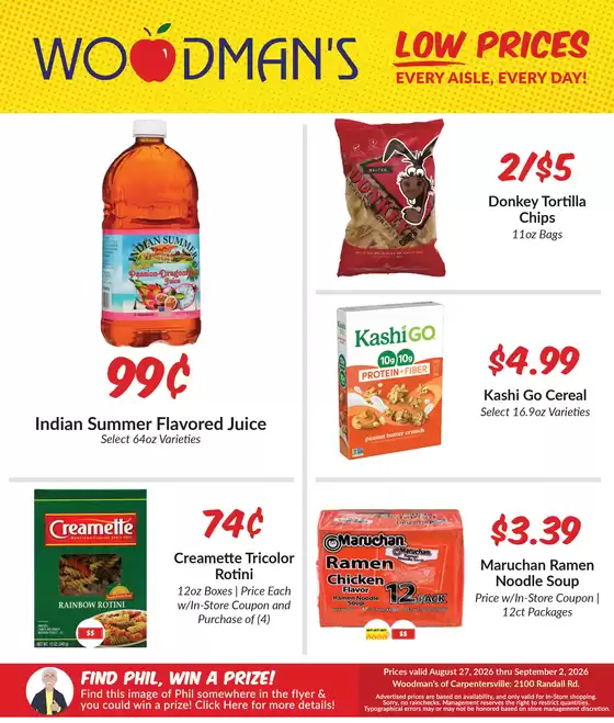 Woodman's catalogue | Top deals for all customers | 2026-08-27T00:00:00.000Z - 2026-09-02T00:00:00.000Z