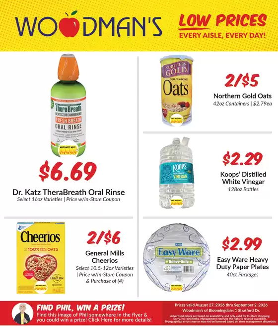 Woodman's catalogue | Exclusive bargains | 2026-08-27T00:00:00.000Z - 2026-09-02T00:00:00.000Z