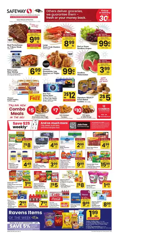 Safeway catalogue | Exclusive bargains | 2026-08-28T00:00:00.000Z - 2026-09-03T00:00:00.000Z