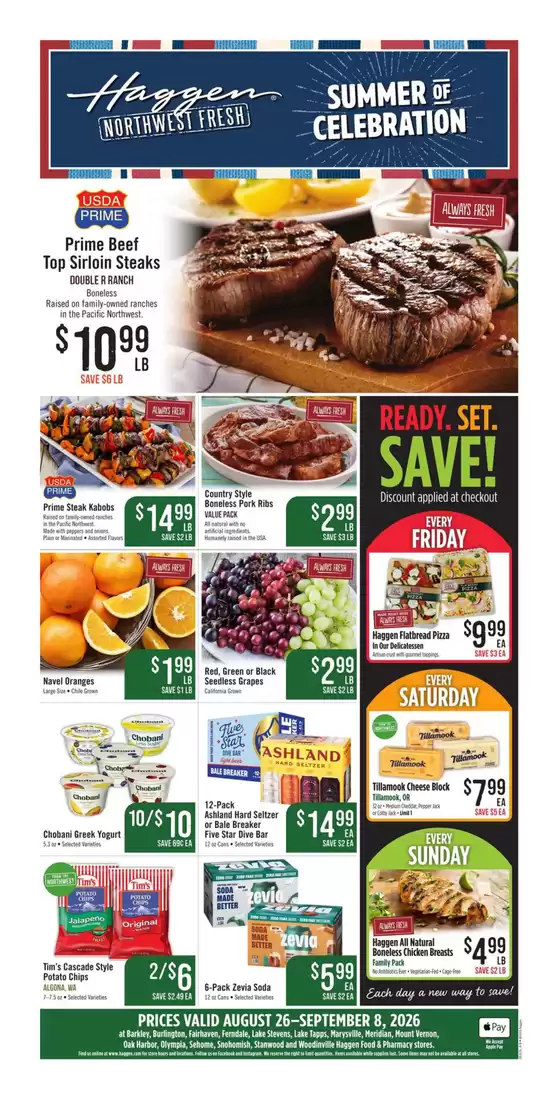 Haggen Food catalogue | Weekly Flyer | 2026-08-26T00:00:00.000Z - 2026-09-08T00:00:00.000Z