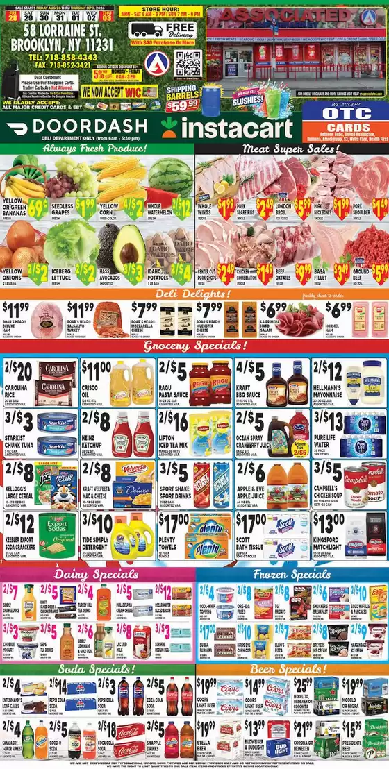 Associated catalogue | Exclusive deals for our customers | 2026-08-28T00:00:00.000Z - 2026-09-03T00:00:00.000Z