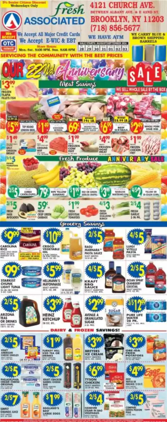 Associated catalogue | Discounts and promotions | 2026-08-28T00:00:00.000Z - 2026-09-03T00:00:00.000Z