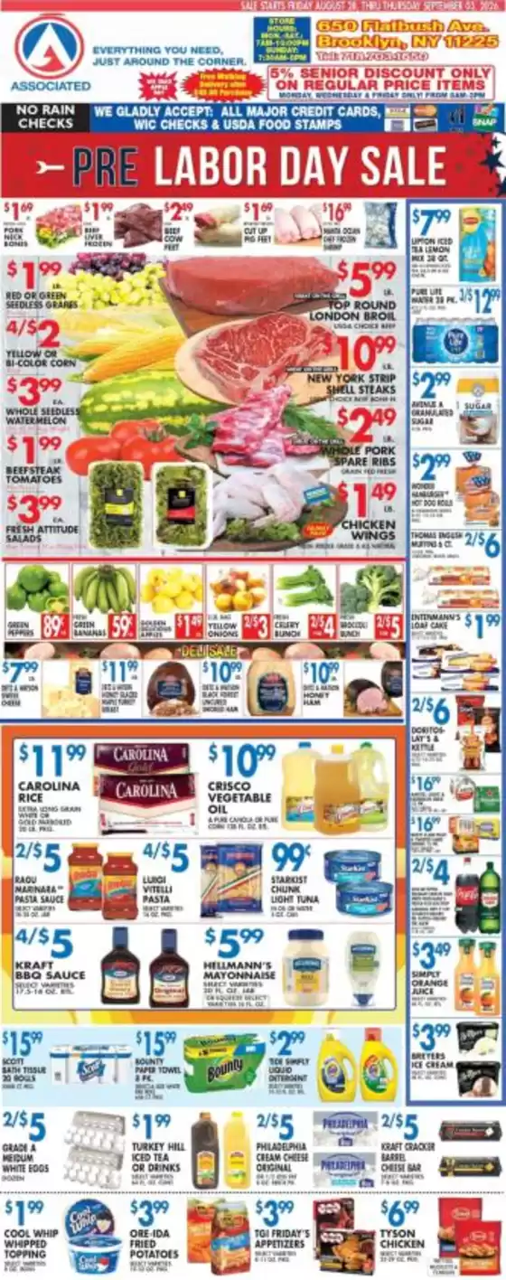 Associated catalogue | Offers for bargain hunters | 2026-08-28T00:00:00.000Z - 2026-09-03T00:00:00.000Z