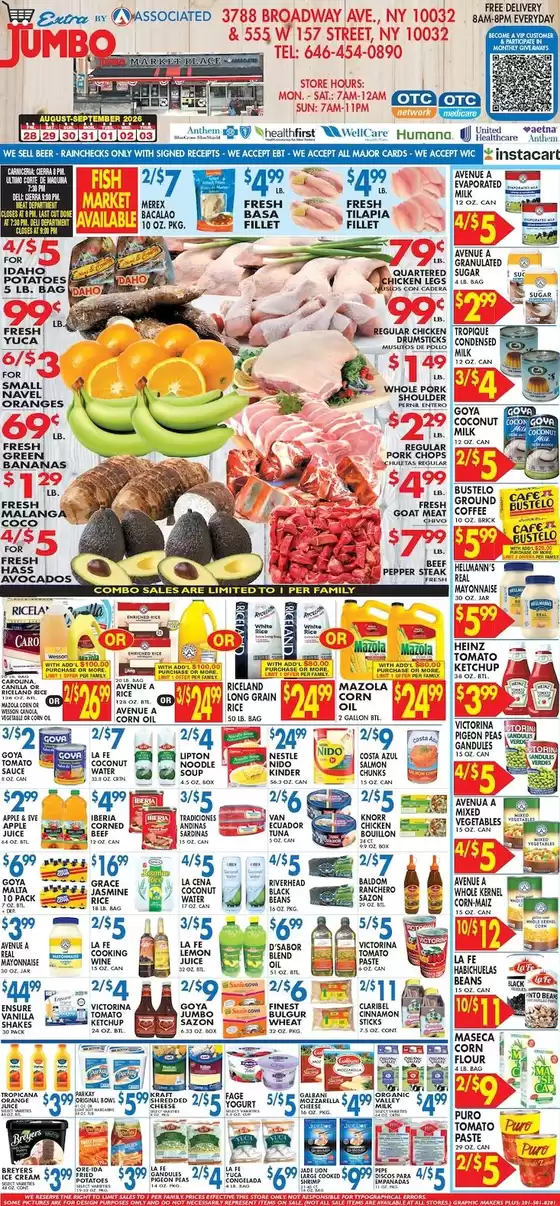 Associated catalogue | Current special promotions | 2026-08-28T00:00:00.000Z - 2026-09-03T00:00:00.000Z