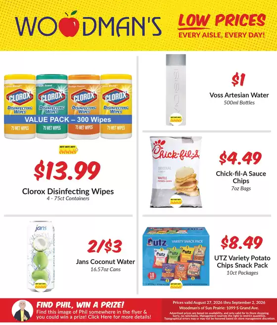 Woodman's catalogue | Exclusive bargains | 2026-08-27T00:00:00.000Z - 2026-09-02T00:00:00.000Z