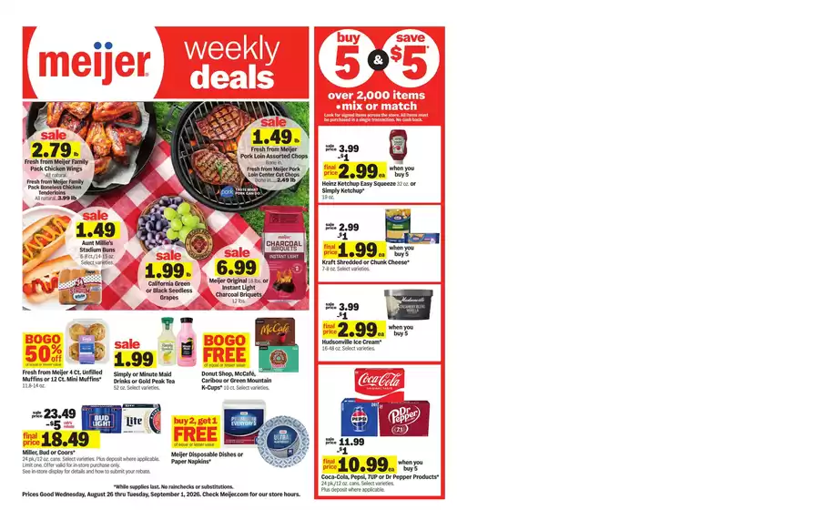 Meijer catalogue in Canton MI | Current deals and offers | 2026-08-26T00:00:00.000Z - 2026-09-01T00:00:00.000Z