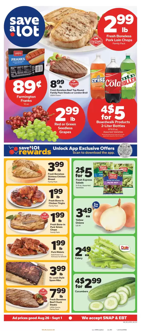 Save a Lot catalogue in Wheaton IL | Current special promotions | 2026-08-26T00:00:00.000Z - 2026-09-01T00:00:00.000Z