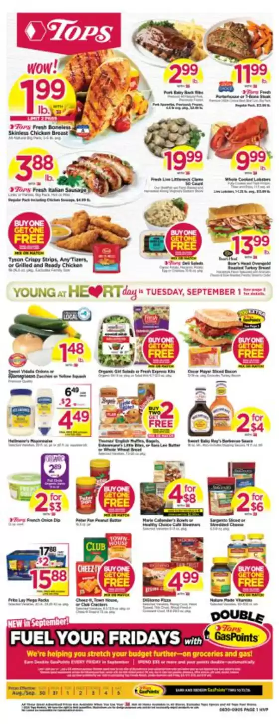 Tops catalogue | Special offers for you | 2026-08-30T00:00:00.000Z - 2026-09-05T00:00:00.000Z