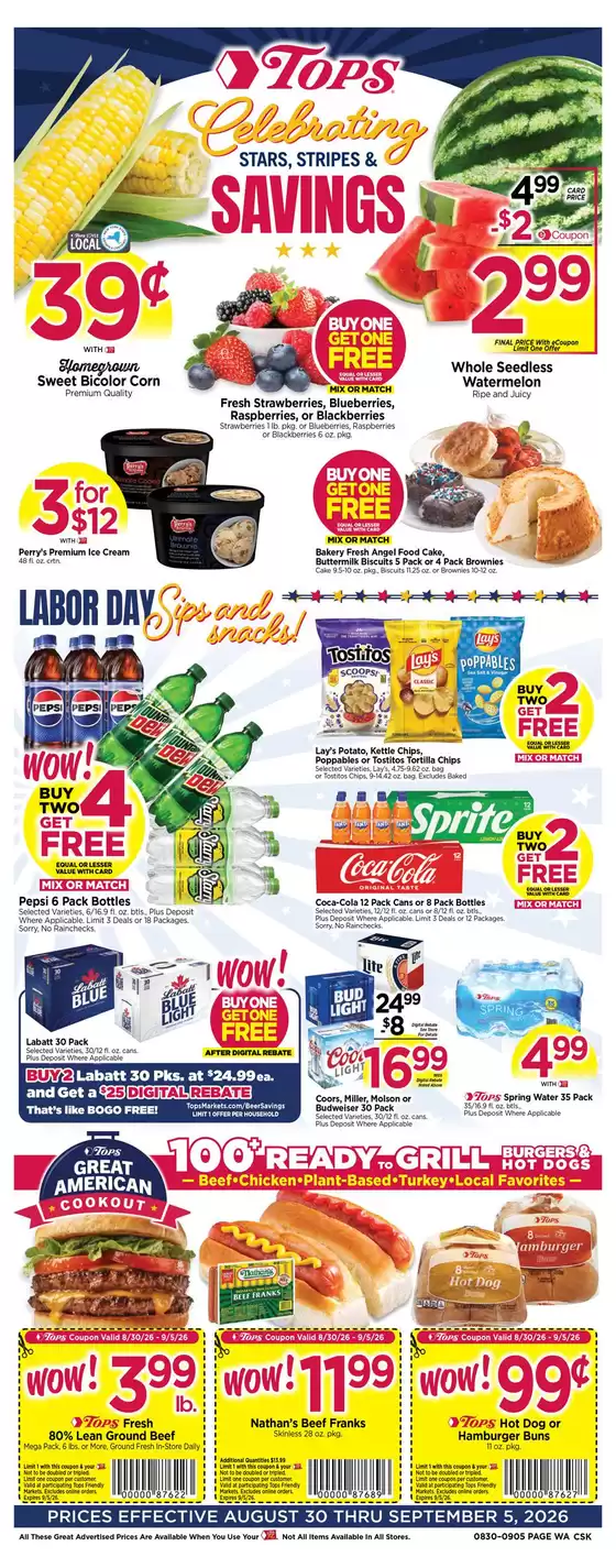 Tops catalogue | Current special promotions | 2026-08-30T00:00:00.000Z - 2026-09-05T00:00:00.000Z