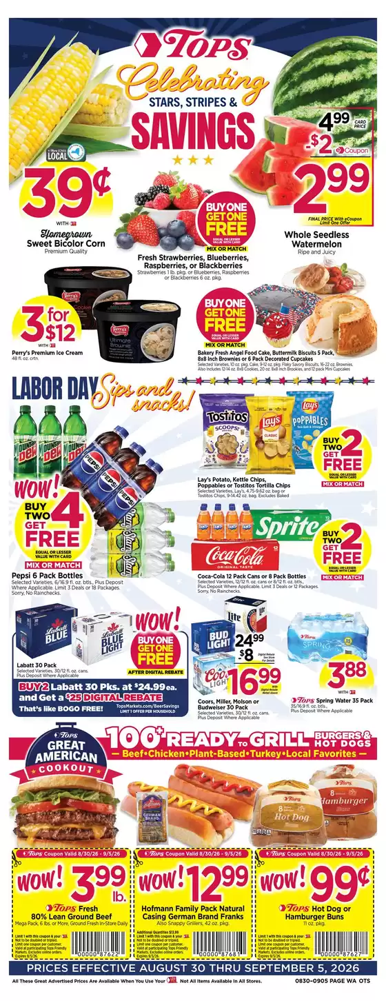 Tops catalogue | New offers to discover | 2026-08-30T00:00:00.000Z - 2026-09-05T00:00:00.000Z