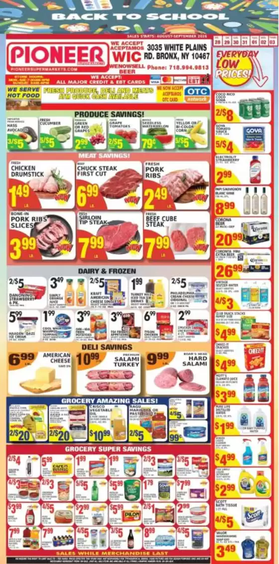 Pioneer Supermarkets catalogue | Save now with our deals | 2026-08-30T00:00:00.000Z - 2026-09-05T00:00:00.000Z