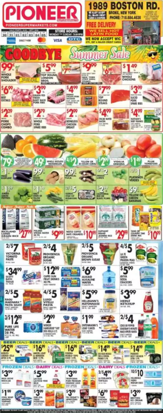 Pioneer Supermarkets catalogue | Current deals and offers | 2026-08-30T00:00:00.000Z - 2026-09-05T00:00:00.000Z