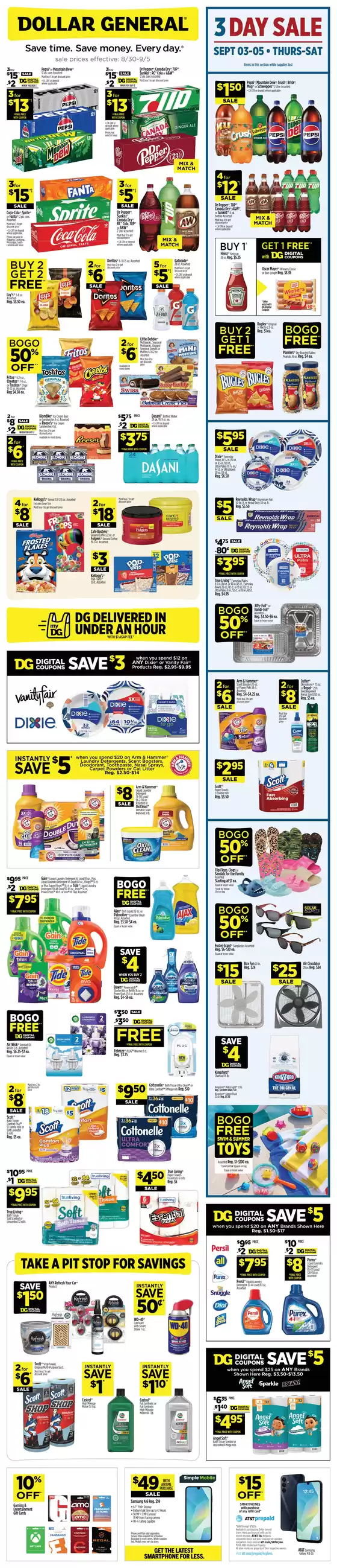 Dollar General catalogue | Top deals and discounts | 2026-08-30T00:00:00.000Z - 2026-09-05T00:00:00.000Z