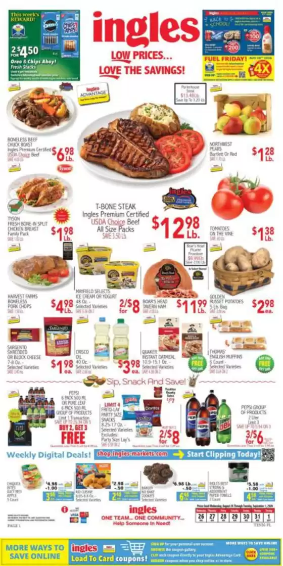 Ingles Markets catalogue | New offers to discover | 2026-08-28T00:00:00.000Z - 2026-09-03T00:00:00.000Z