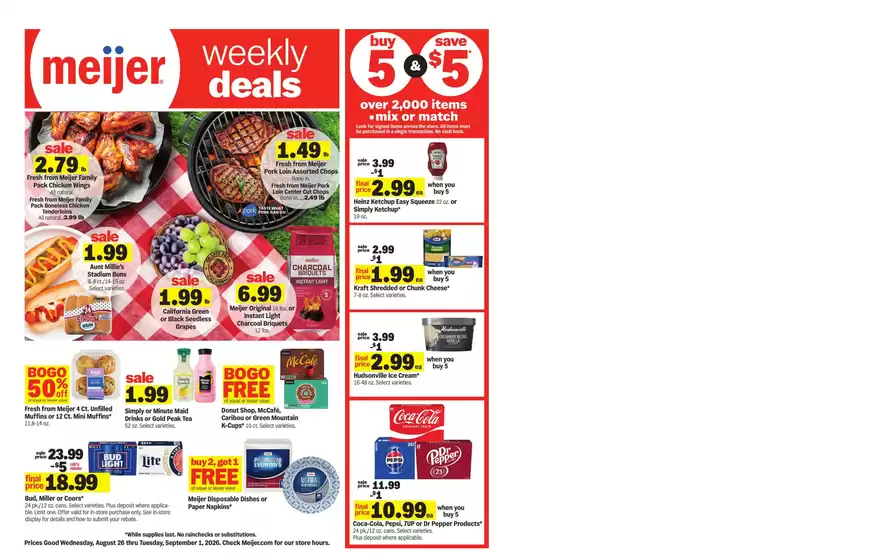 Meijer catalogue in Grandview Heights OH | Current deals and offers | 2026-08-26T00:00:00.000Z - 2026-09-01T00:00:00.000Z