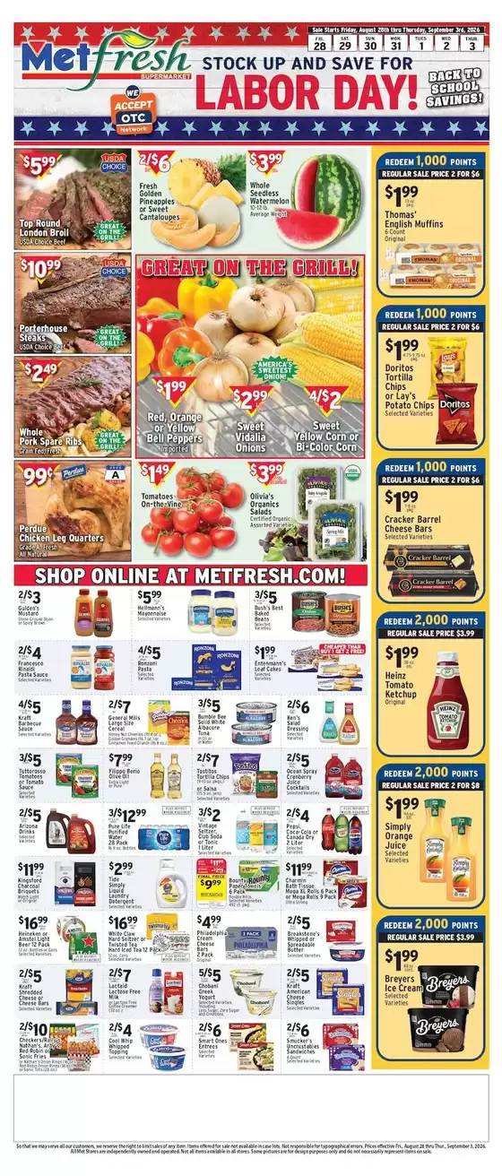 Met Foodmarkets catalogue | Save now with our deals | 2026-08-28T00:00:00.000Z - 2026-09-03T00:00:00.000Z