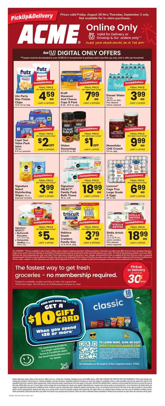 ACME catalogue in Sparkill NY | Acme Markets - SP | 2026-08-28T00:00:00.000Z - 2026-09-03T00:00:00.000Z