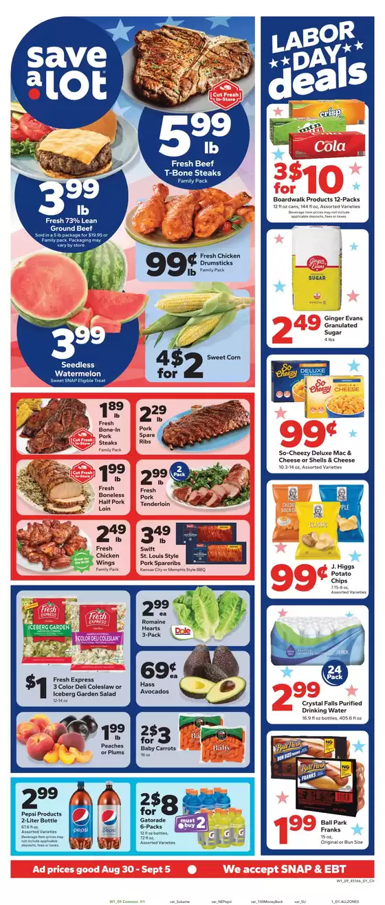 Save a Lot catalogue | Great offer for all customers | 2026-08-30T00:00:00.000Z - 2026-09-05T00:00:00.000Z