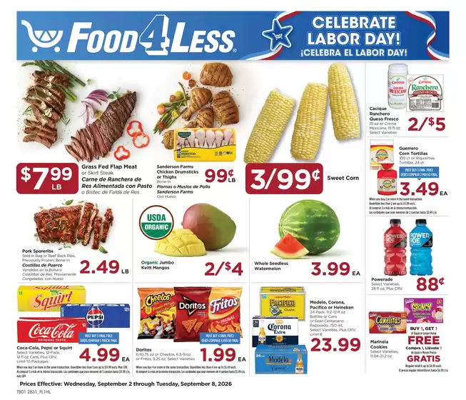 Food 4 Less catalogue in Bonsall CA | Save now with our deals | 2026-09-02T00:00:00.000Z - 2026-09-08T00:00:00.000Z