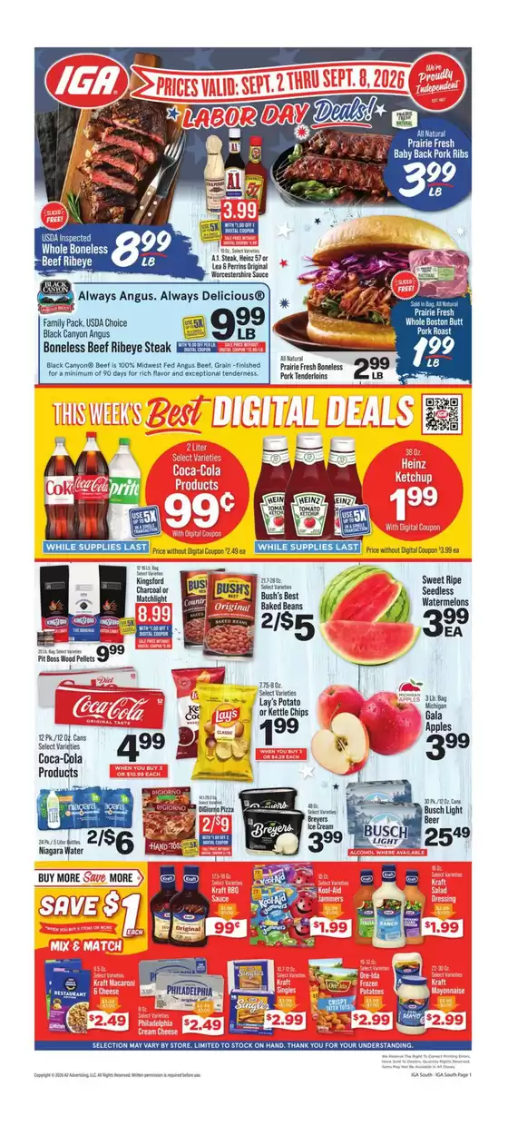IGA catalogue | Our best bargains | 2026-09-02T00:00:00.000Z - 2026-09-08T00:00:00.000Z