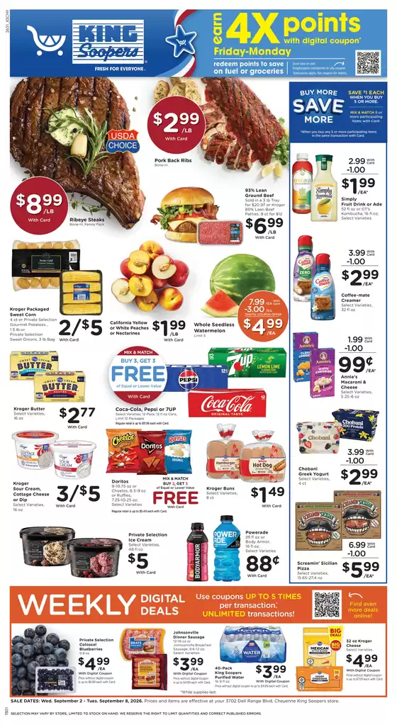 King Soopers catalogue | Current deals and offers | 2026-09-02T00:00:00.000Z - 2026-09-08T00:00:00.000Z