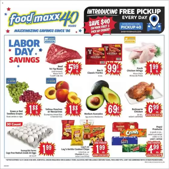 Foodmaxx catalogue in Fresno CA | Great offer for bargain hunters | 2026-08-26T00:00:00.000Z - 2026-09-08T00:00:00.000Z
