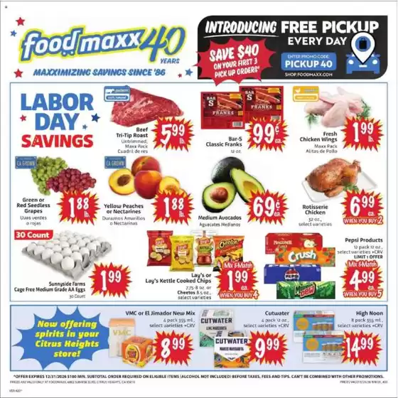 Foodmaxx catalogue in Fresno CA | Foodmaxx weekly ad | 2026-08-26T00:00:00.000Z - 2026-09-08T00:00:00.000Z