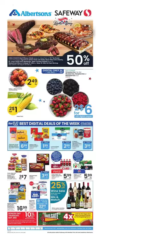Safeway catalogue | Current special promotions | 2026-09-02T00:00:00.000Z - 2026-09-08T00:00:00.000Z