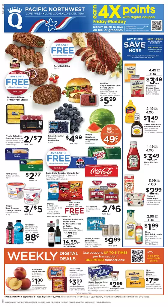 QFC catalogue | Great discounts on selected products | 2026-09-02T00:00:00.000Z - 2026-09-08T00:00:00.000Z
