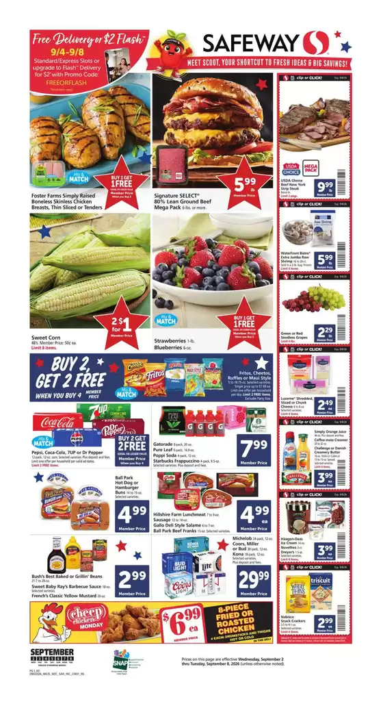 Safeway catalogue | Top deals and discounts | 2026-09-02T00:00:00.000Z - 2026-09-08T00:00:00.000Z
