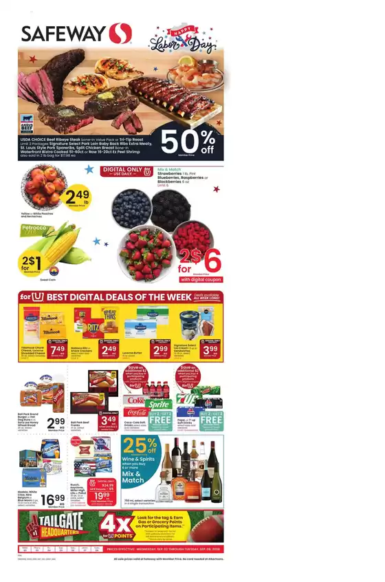 Safeway catalogue in Arvada CO | Offers for bargain hunters | 2026-09-02T00:00:00.000Z - 2026-09-08T00:00:00.000Z