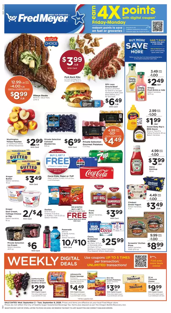Fred Meyer catalogue | Exclusive bargains | 2026-09-02T00:00:00.000Z - 2026-09-08T00:00:00.000Z