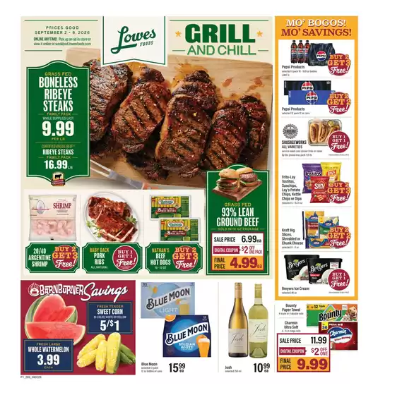 Lowes Foods catalogue in Dawsonville GA | Weekly Ad | 2026-09-02T00:00:00.000Z - 2026-09-08T00:00:00.000Z