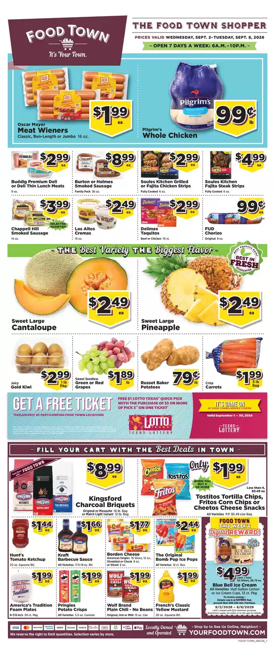 Food Town catalogue in Shenandoah TX | FoodTownAdCircular | 2026-09-02T00:00:00.000Z - 2026-09-16T00:00:00.000Z