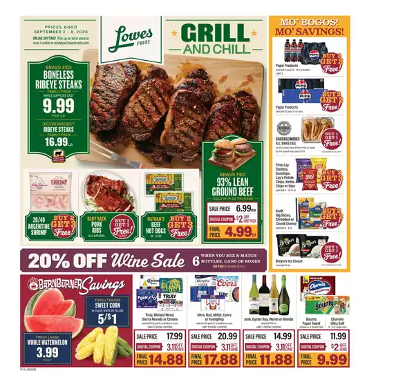 Lowes Foods catalogue in Stokes NC | Weekly Ad | 2026-09-02T00:00:00.000Z - 2026-09-08T00:00:00.000Z