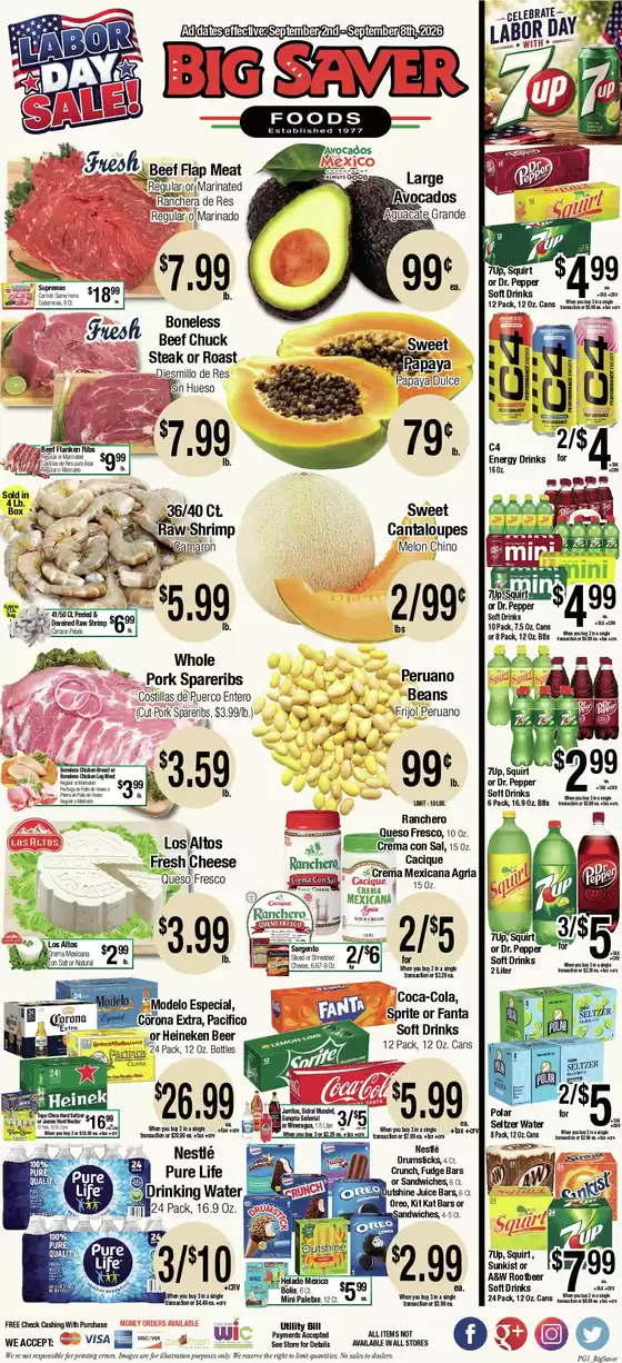 Big Saver Foods catalogue in Long Beach CA | Big Saver Foods Weekly Special | 2026-09-02T00:00:00.000Z - 2026-09-08T00:00:00.000Z